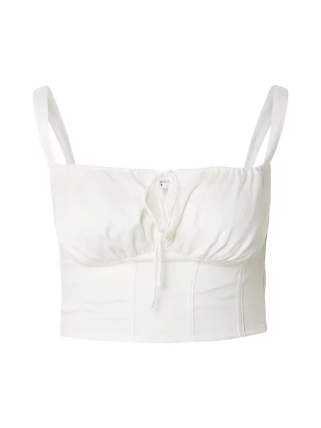 CITA MAASS Top Ditsy murdar alb