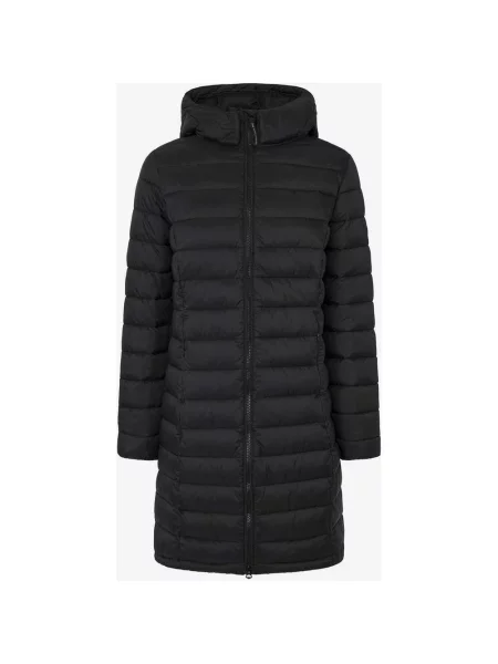 Kurtka z kapturem Pepe Jeans Ammy Long czysty XS czarny