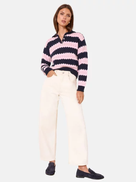 Lipsy Pulover închis / roz deschis albastru