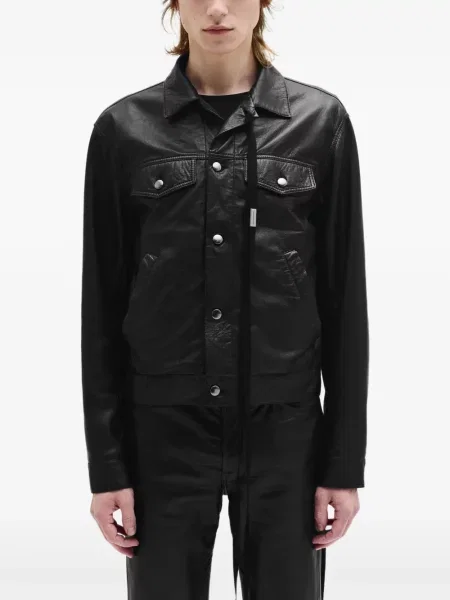 Geanta de piele Ann Demeulemeester negru
