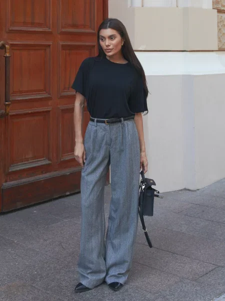 Футболка Seventeen бавовна/віскоза чорний