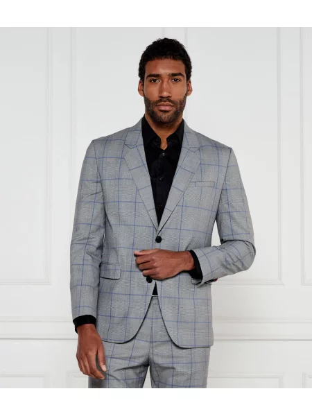 HUGO Zakó | Modern fit szürke