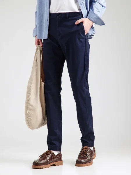 TOMMY HILFIGER Pantaloni eleganți HARLEM ESSENTIAL bleumarin