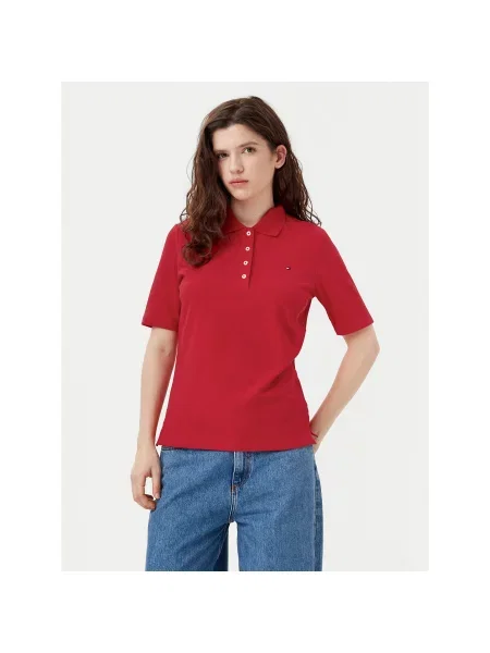 Tommy Hilfiger Polo marškinėliai raudona