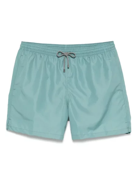 Slip de baie Corneliani cu imagine verde