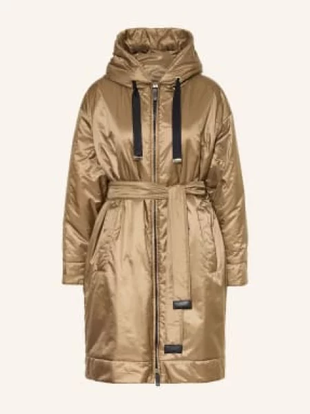 Max Mara The Cube Parka Dioniso braun beżowa