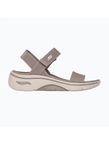 Női SKECHERS Go Walk Arch Fit taupe szandálok. Méret: 37 EU barna