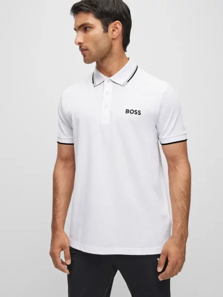 BOSS Orange Majica Paddy Pro črna bela
