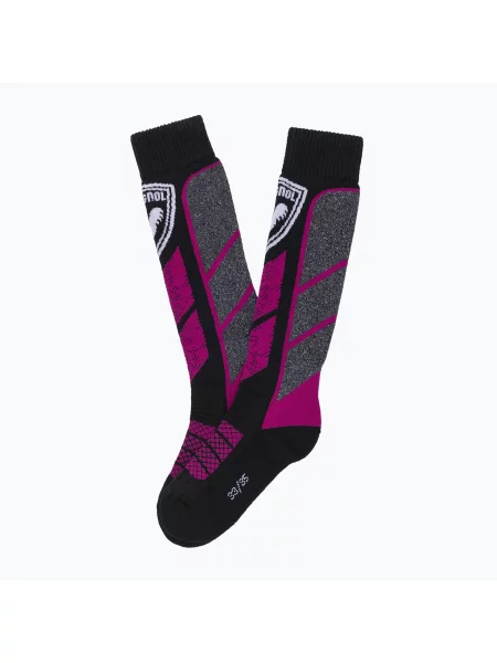 Șosete de schi pentru copii Rossignol Jr Thermotech orchid pink roz
