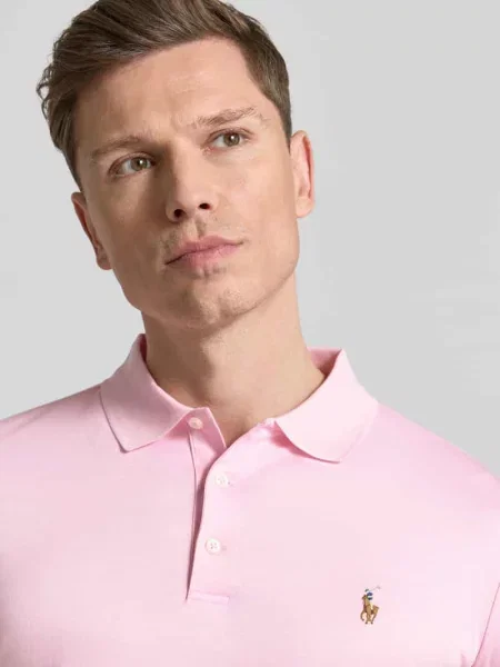 Koszulka polo Polo Ralph Lauren z krótkim rękawem różowa