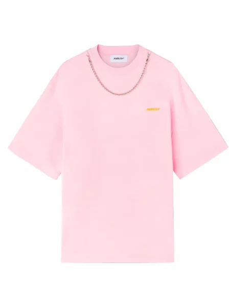 AMBUSH tricou din Ballchain femei roz