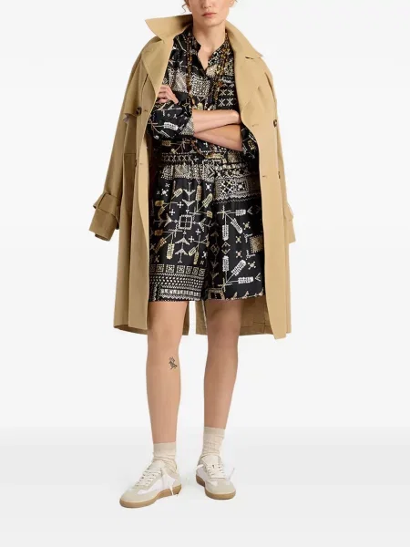 Jedwabne szorty Momoni czarne