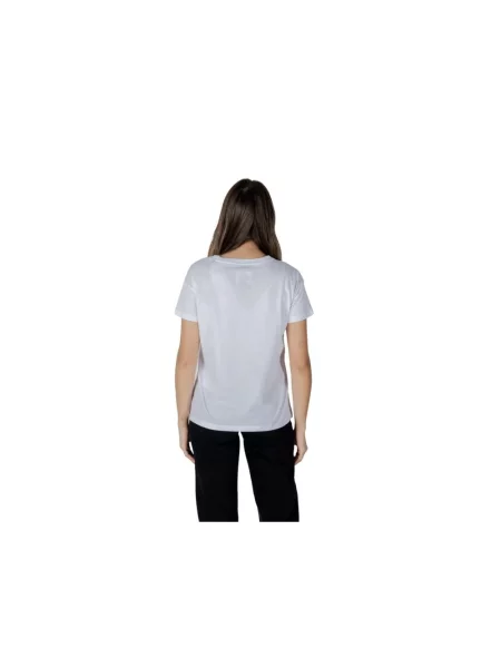 Koszulka Armani Exchange z logo biała