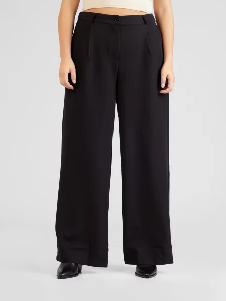 Trendyol Curve Pantaloni cutați negru
