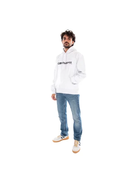 Bluza z kapturem Carhartt Wip z kapturem biała