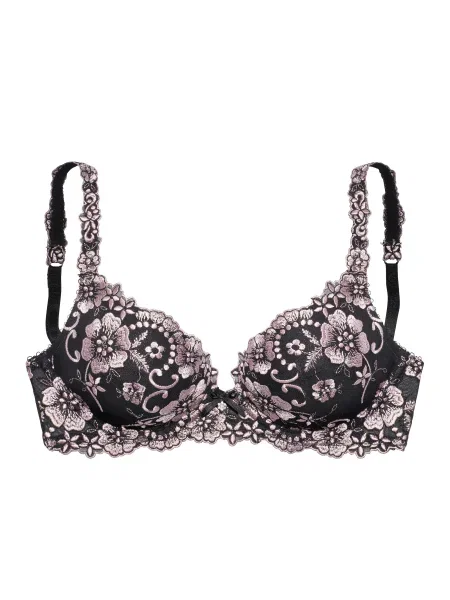 LASCANA Sutien roz pal negru