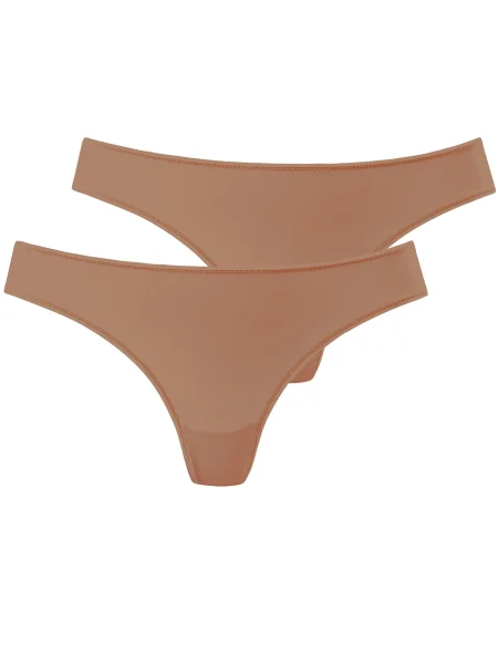 LASCANA Tanga cappuccino maro