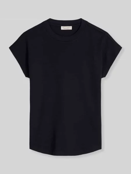 Męski t-shirt o kroju regular fit z czystej bawełny Marc O'polo granatowa