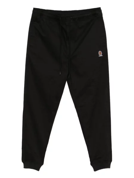 Kalhoty Fingercroxx s výšivkou černé