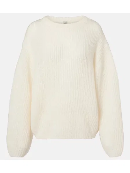Pulover Toteme de mohair alb