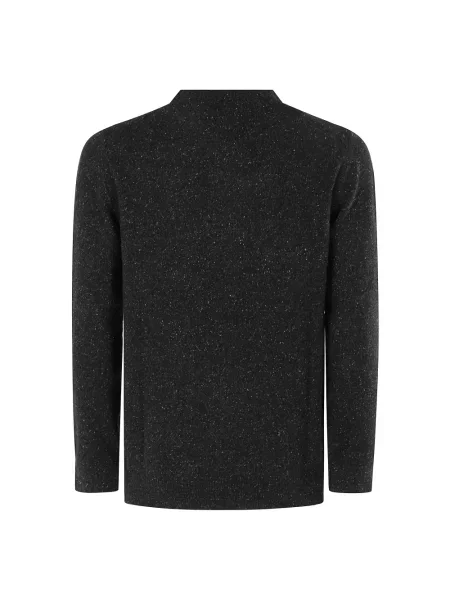 Sweter Barbour z długim rękawem czarny