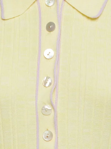 Rochie Anna Quan tricotate galben