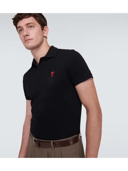 Polo Ami Paris czarne