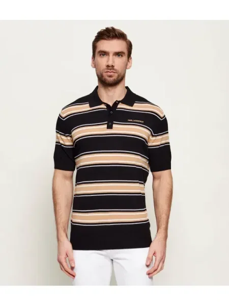 Karl Lagerfeld Polo negru