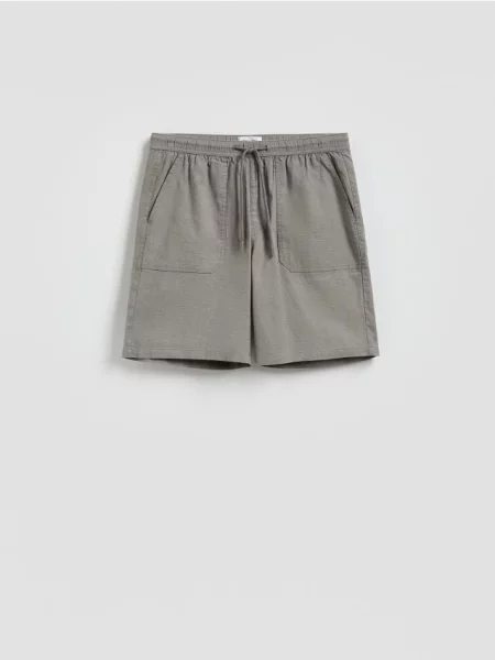 Reserved Pantaloni scurți jogger regular fit deschis gri