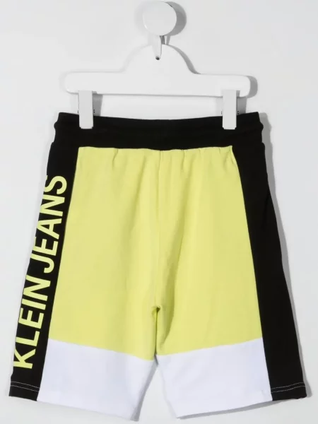 Szorty dziecięce Calvin Klein żółte