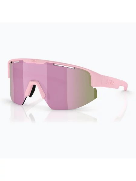Okulary przeciwsłoneczne Bliz Matrix Small matte powder pink/brown rosé multi różowe