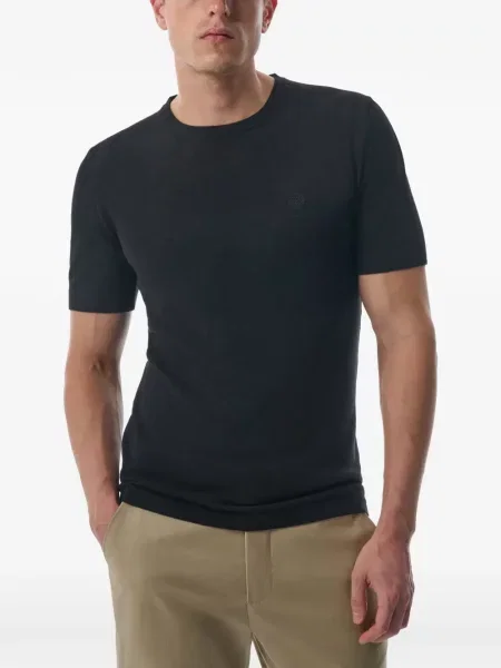 Tricou Megusta din cașmir negru