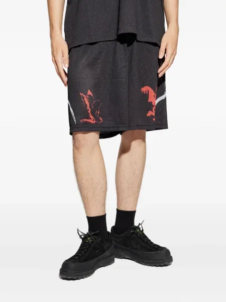 Kraťasy 44 Label Group s potiskem černé