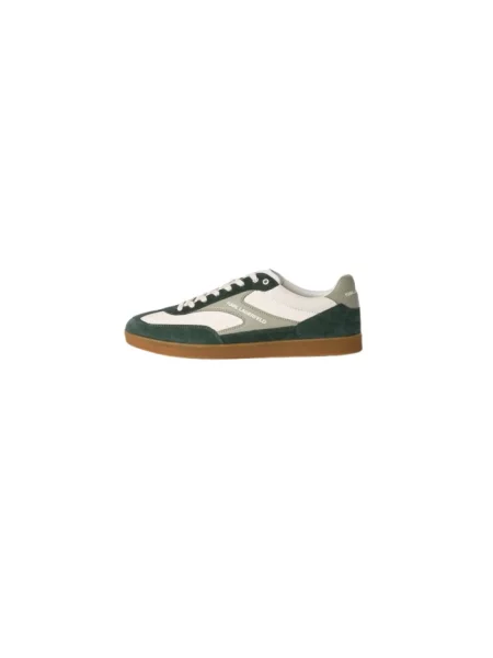 Sneakersy Karl Lagerfeld skórzane zielone
