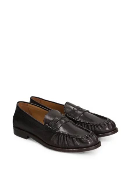 Bőr loafer Julie Dee barna