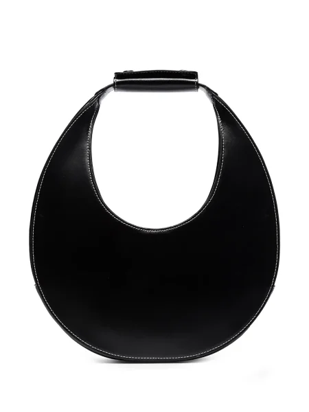 Geanta de piele Staud din piele negru