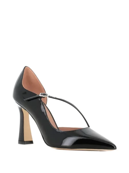 Pantofi cu toc Malone Souliers din piele de lac negru