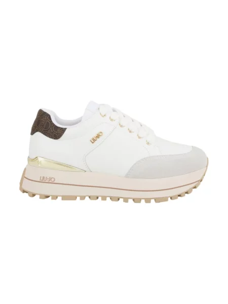 Sneakersy Liu Jo skórzane białe