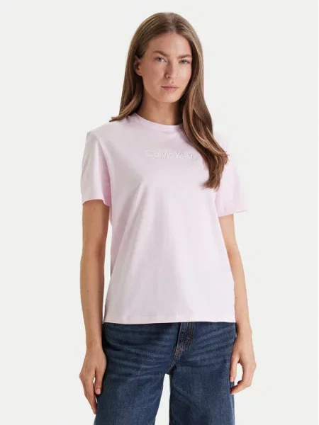 Calvin Klein Jeans Majica Classic Foil roza