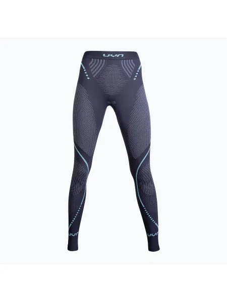 Pantaloni termici pentru femei UYN Evolutyon UW Long charcoal/anthracite/aqua gri