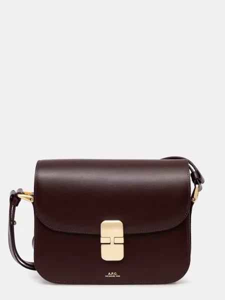 Torebka A.p.c. bordowa