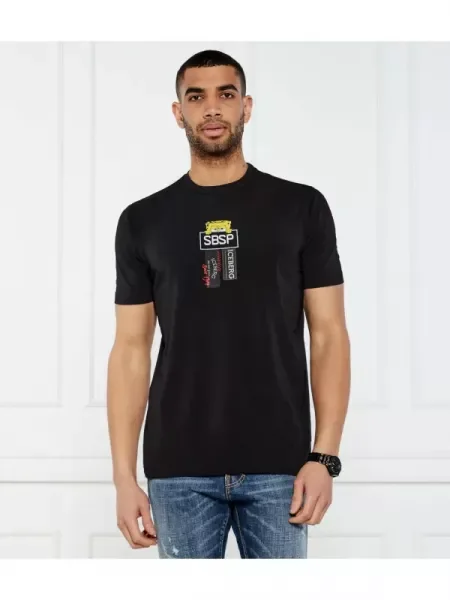Iceberg Tricou Iceberg x Spongebob negru