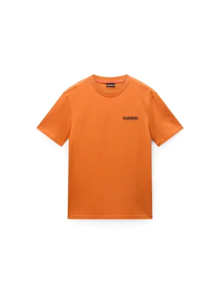 NAPAPIJRI Tricou S-Fiemme bej / albastru / portocaliu homar negru