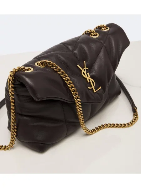 Geantă Saint Laurent din piele maro