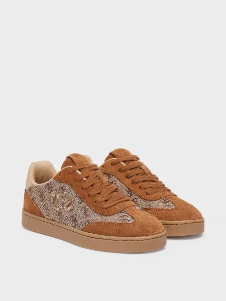 Замшеві кеди Guess бежеві