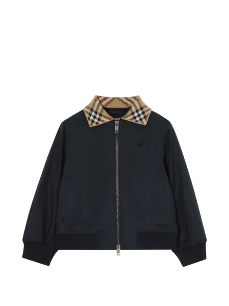 Kurtka bomber dziecięcy Burberry niebieski