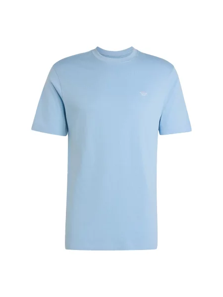 ADIDAS ORIGINALS Tricou Trefoil Essentials albastru deschis alb