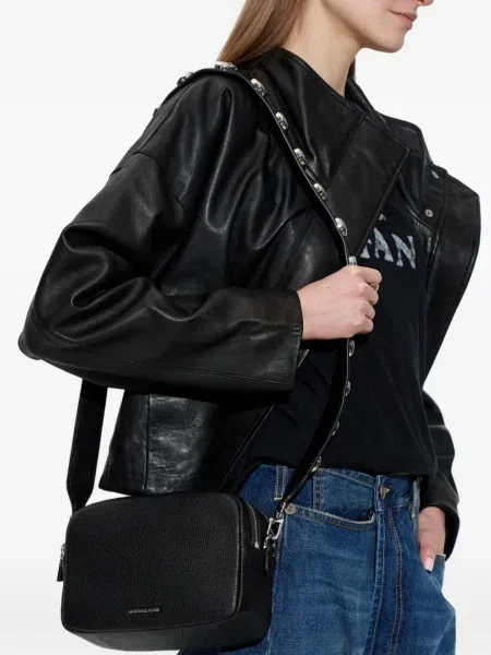 Espadrile Michael Michael Kors din piele cu tepi cu motiv cu inimi negru