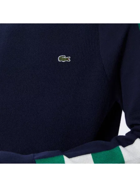 Lacoste Sweter Lacoste granatowy