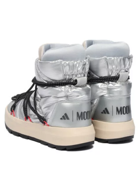 Čizme za snijeg adidas Moon Boot Ace Srebrna